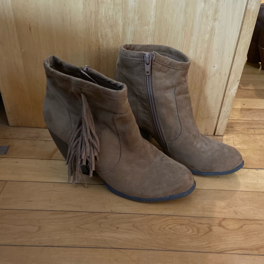 Mossimo Fringe Booties